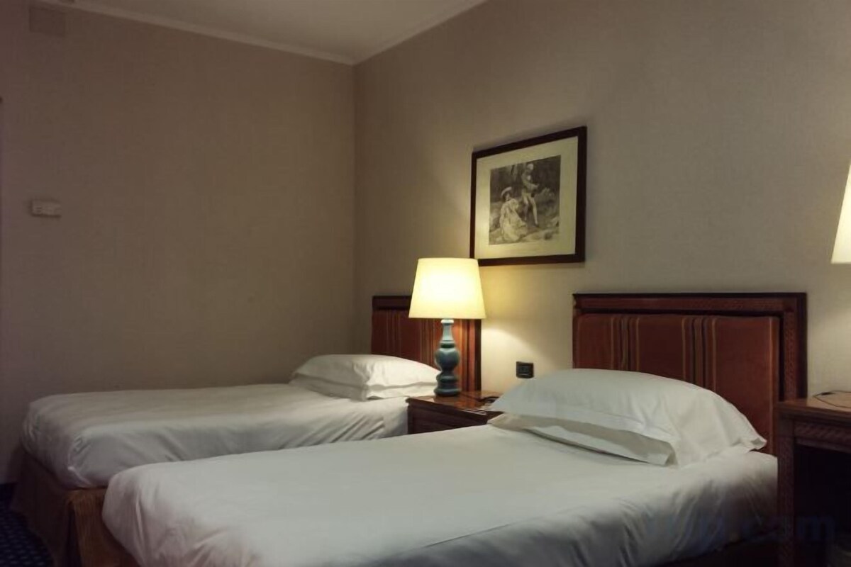 Down duvets, minibar, in-room safe, desk