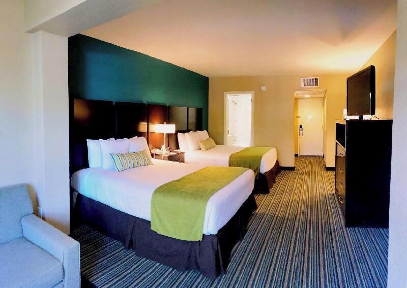 In-room safe, desk, blackout curtains, iron/ironing board