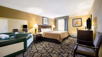 Standard Room, 1 Katil Raja (King), Non Smoking | 1 bilik tidur, peralatan tempat tidur premium, meja