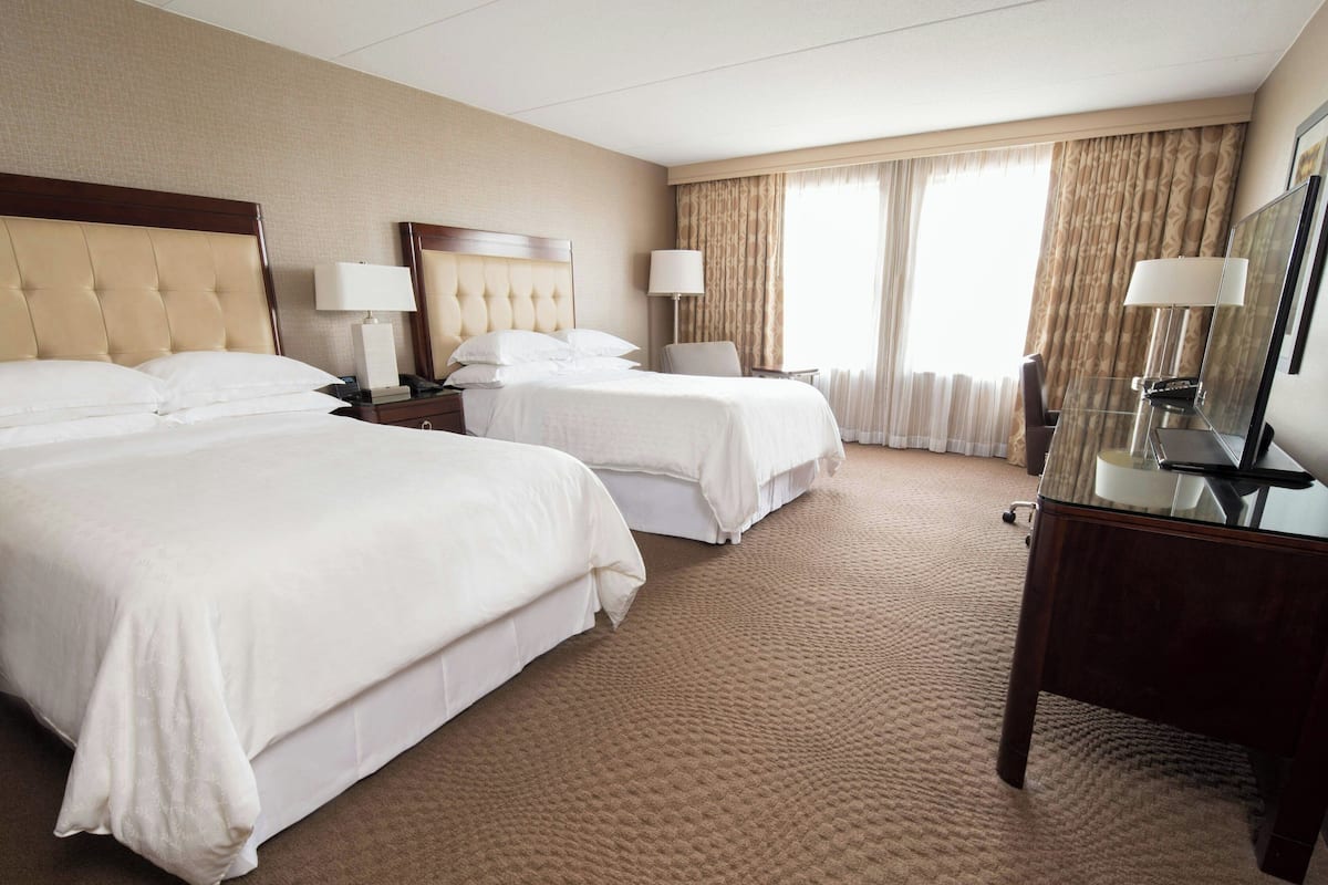 Traditional Room, 2 Double Beds | Hypo-allergenic bedding, in-room safe, desk, laptop workspace