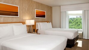 Suite, 2 queensize-senger | Skrivebord, skrivebord for bærbar PC, blendingsgardiner og lydisolert