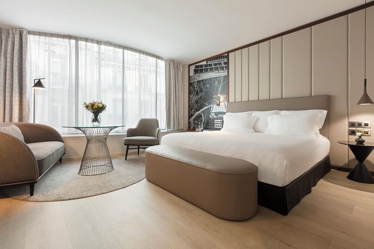 Premium-Zimmer (Superior) | Bettwäsche aus ägyptischer Baumwolle, hochwertige Bettwaren, Zimmersafe