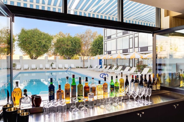 Poolside bar