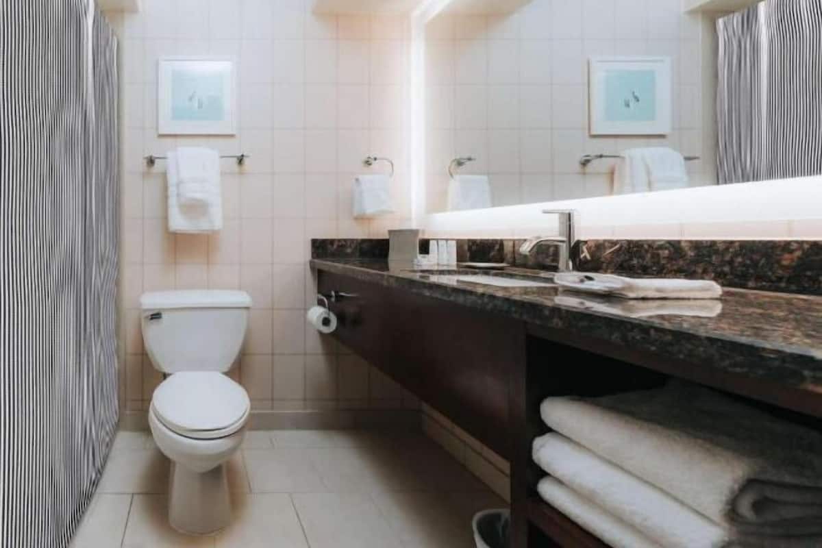 Kombinasi shower/bathtub dan perlengkapan mandi gratis