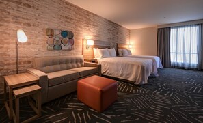Studio, 2 Queen Beds, Accessible, Bathtub | Premium bedding, individually furnished, desk, laptop workspace - Home2Suites by Hilton Anaheim Resort (Anaheim)