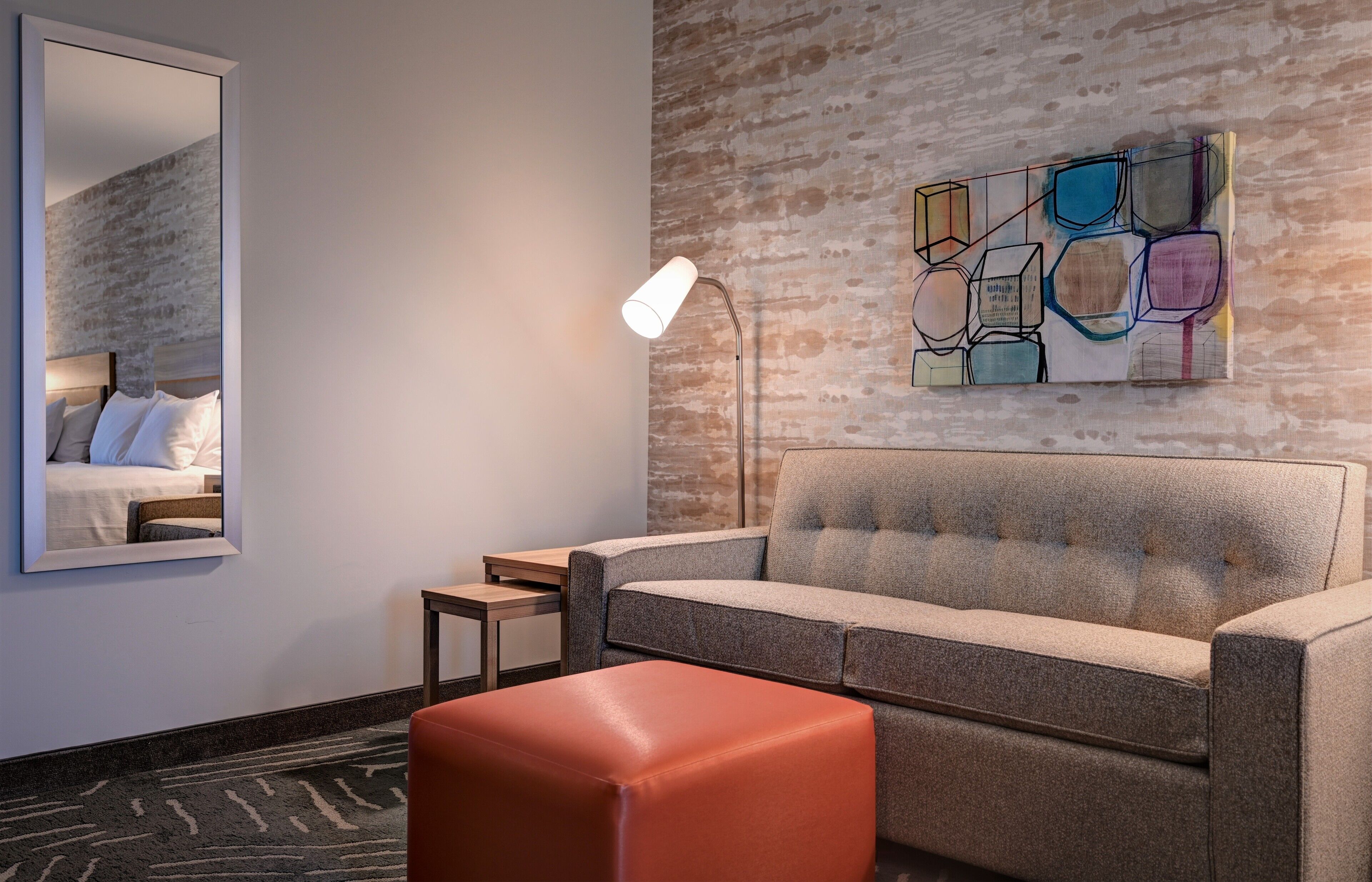 premium bedding, individually furnished, desk, laptop workspace