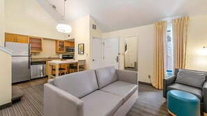 Suite, 2 chambres, cheminée (Loft) | Coin séjour