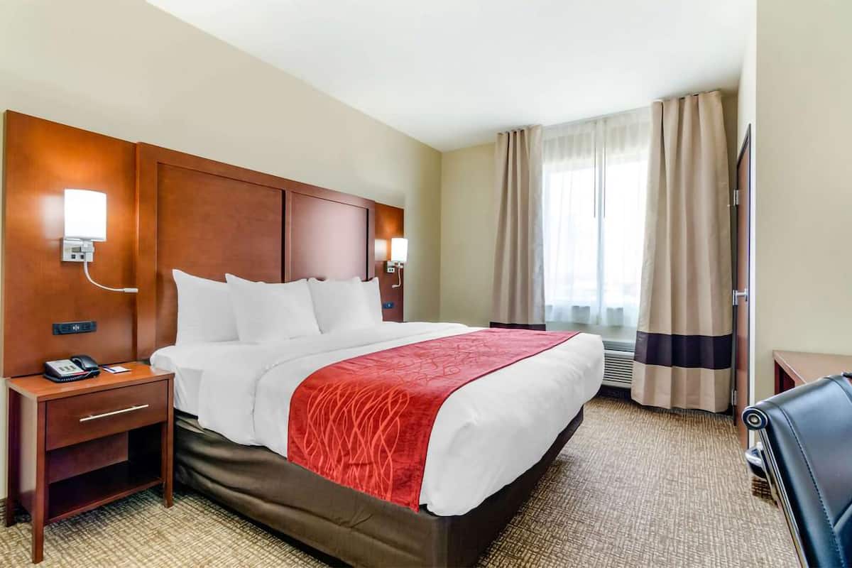 blackout curtains, iron/ironing board, free wifi