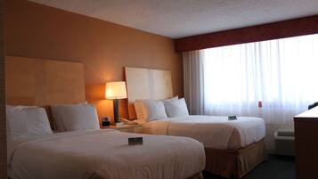 Desk, blackout drapes, iron/ironing board, free WiFi