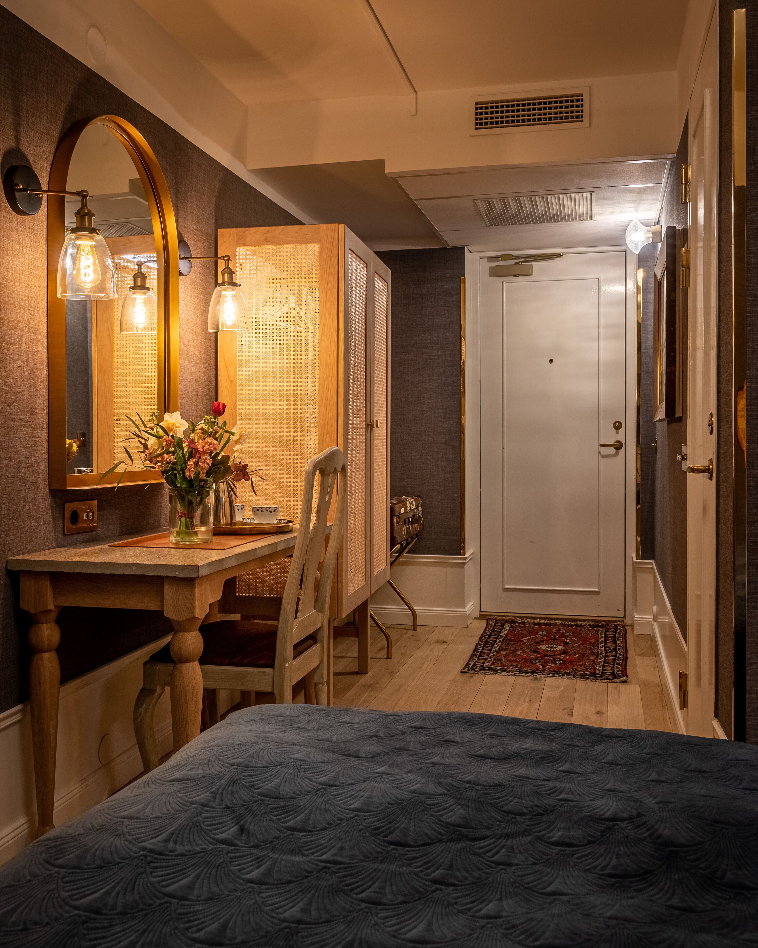 captain's small double room | premium bedding, in-room safe, individually decorated