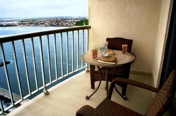 Hotel room view looking out at Boardwalk Resorts - Flagship