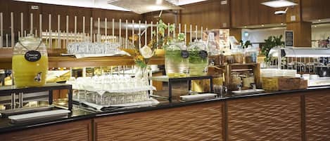 Daily buffet breakfast for a fee