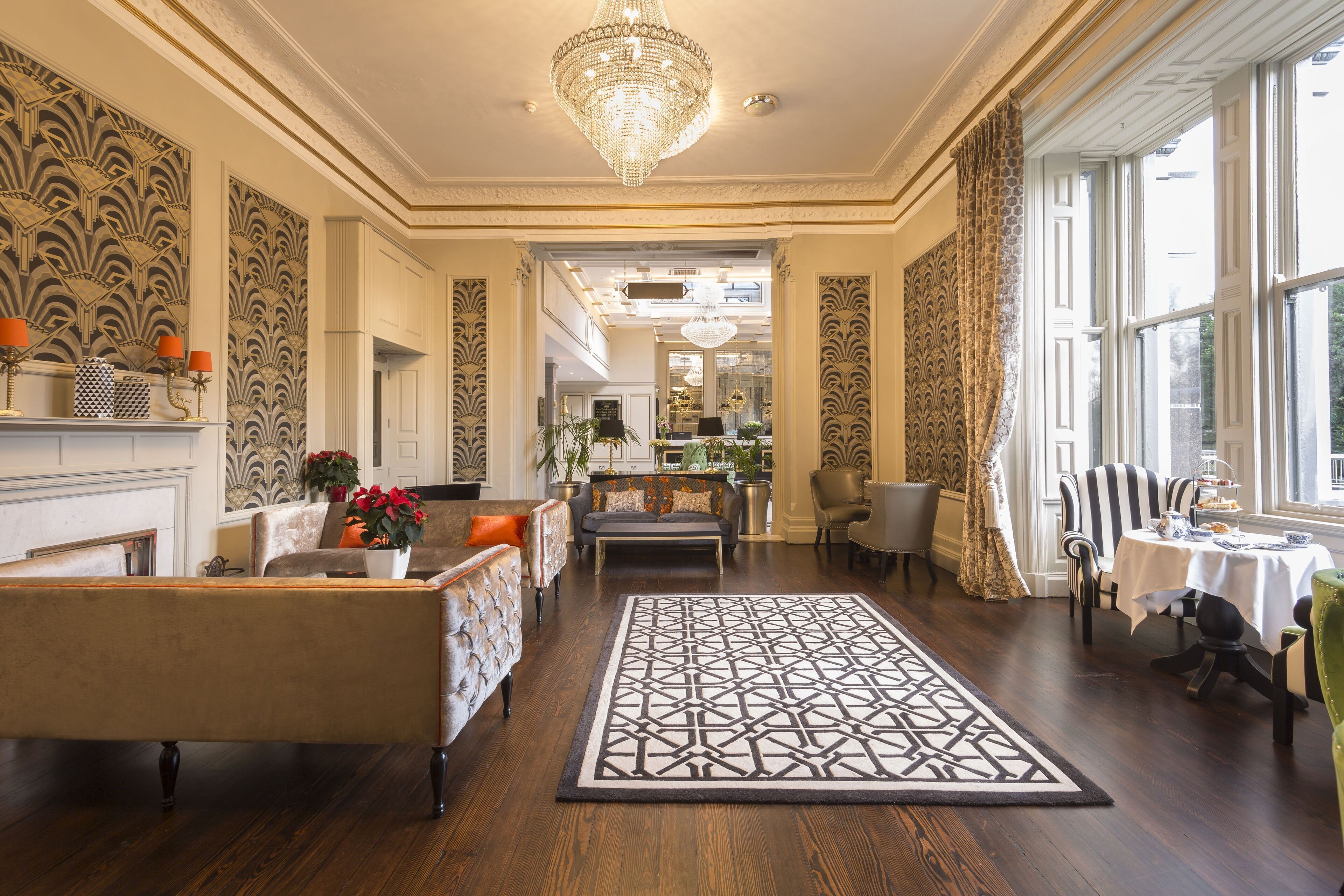 Lobby sitting area