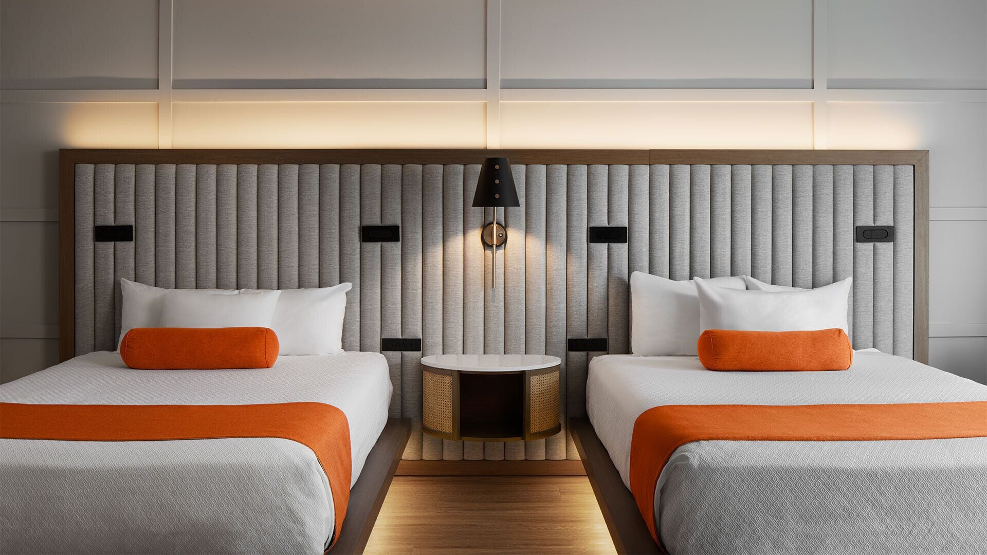 classic room, 2 queen beds | in-room safe, desk, iron/ironing board, free wifi