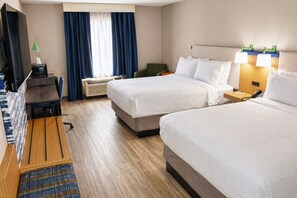 In-room safe, desk, laptop workspace, blackout drapes