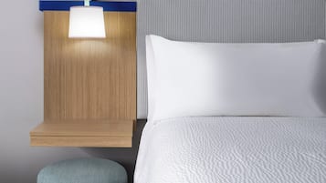In-room safe, desk, laptop workspace, blackout drapes