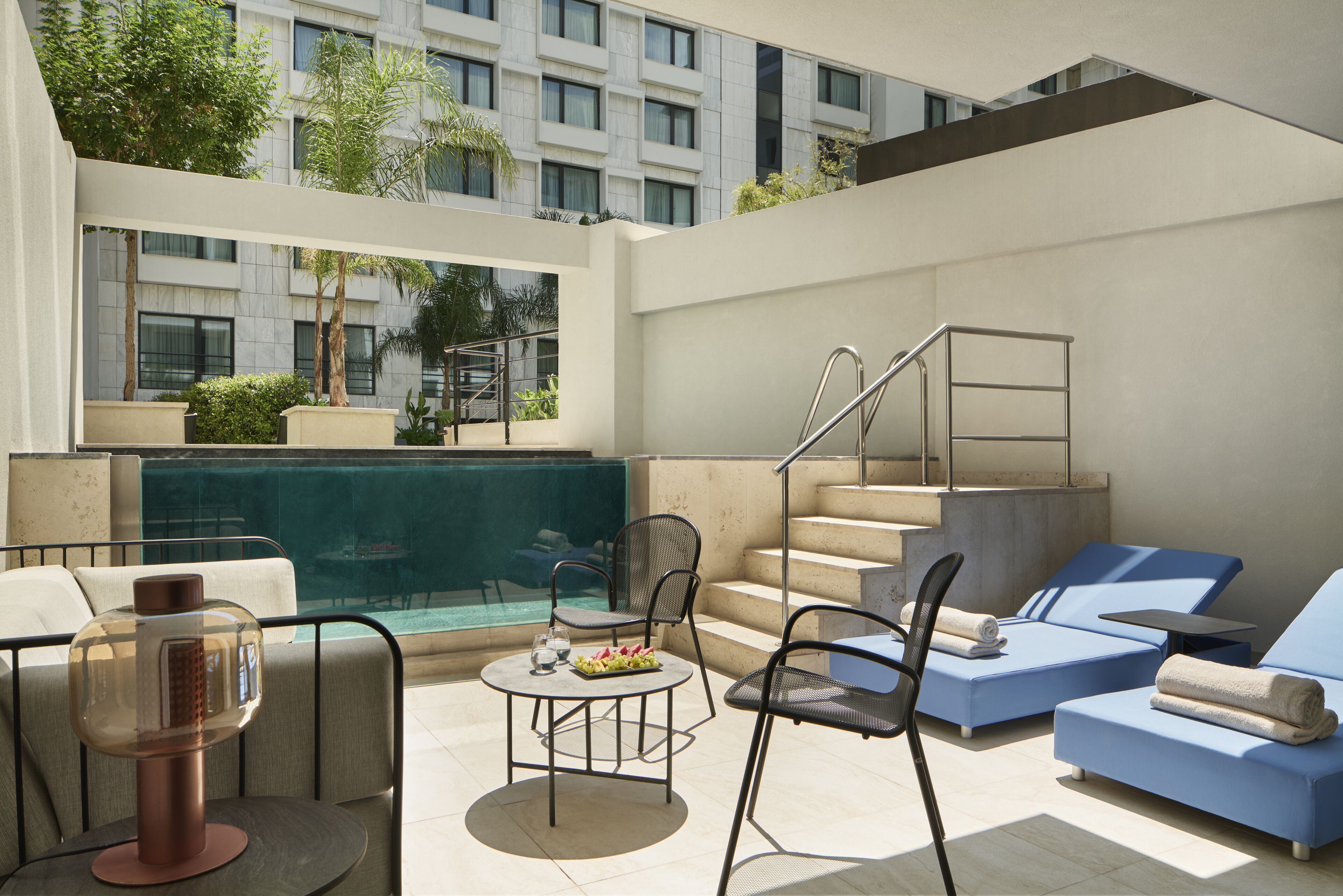 grand suite with pool | private pool