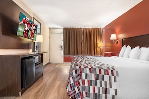Blackout curtains, free WiFi, bed sheets, wheelchair access