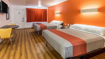 Free WiFi, bed sheets