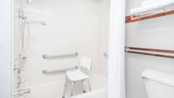 Free toiletries, hair dryer, towels