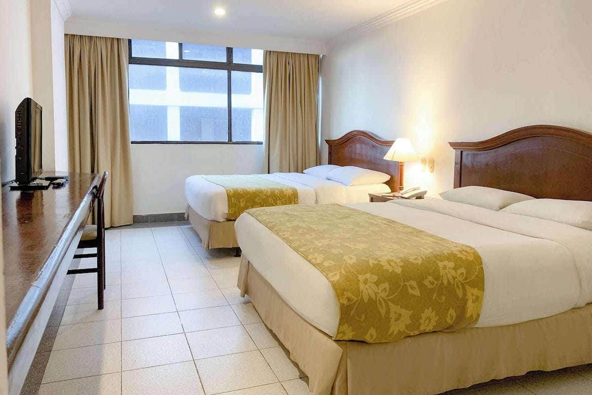 Family Room, 2 Double Beds, Non Smoking | Premium bedding, down duvets, minibar, in-room safe