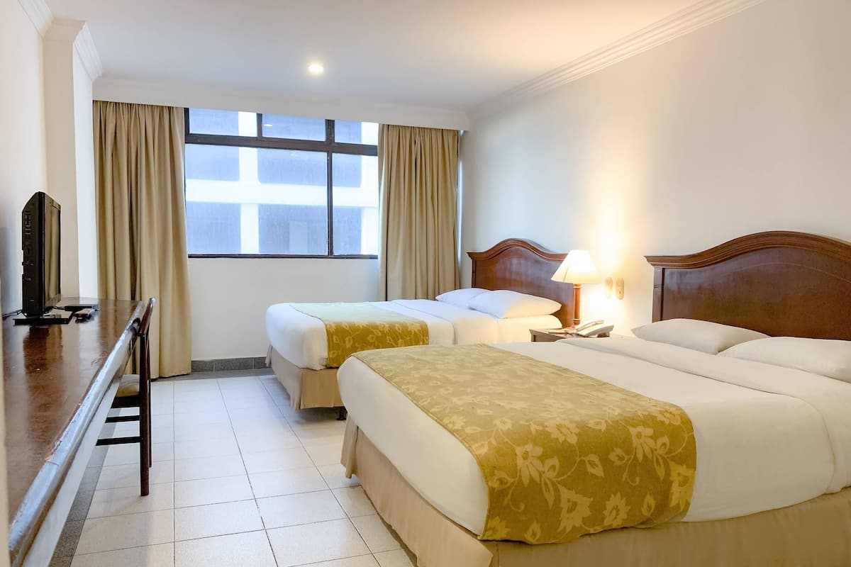 Family Room, 2 Double Beds, Non Smoking | Premium bedding, down comforters, minibar, in-room safe