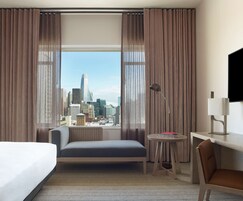 Room, 1 King Bed, City View | View from room