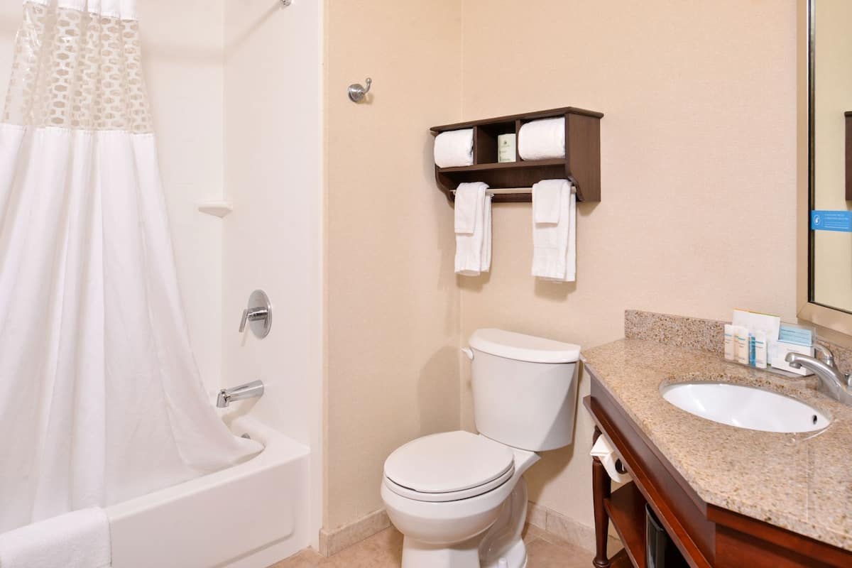 Bathroom | Free toiletries, hair dryer, towels