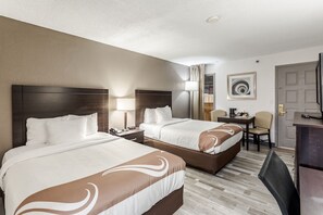 Standard Room, 2 Double Beds, Non Smoking | Premium bedding, in-room safe, desk, laptop workspace - Quality Inn University (Lansing)