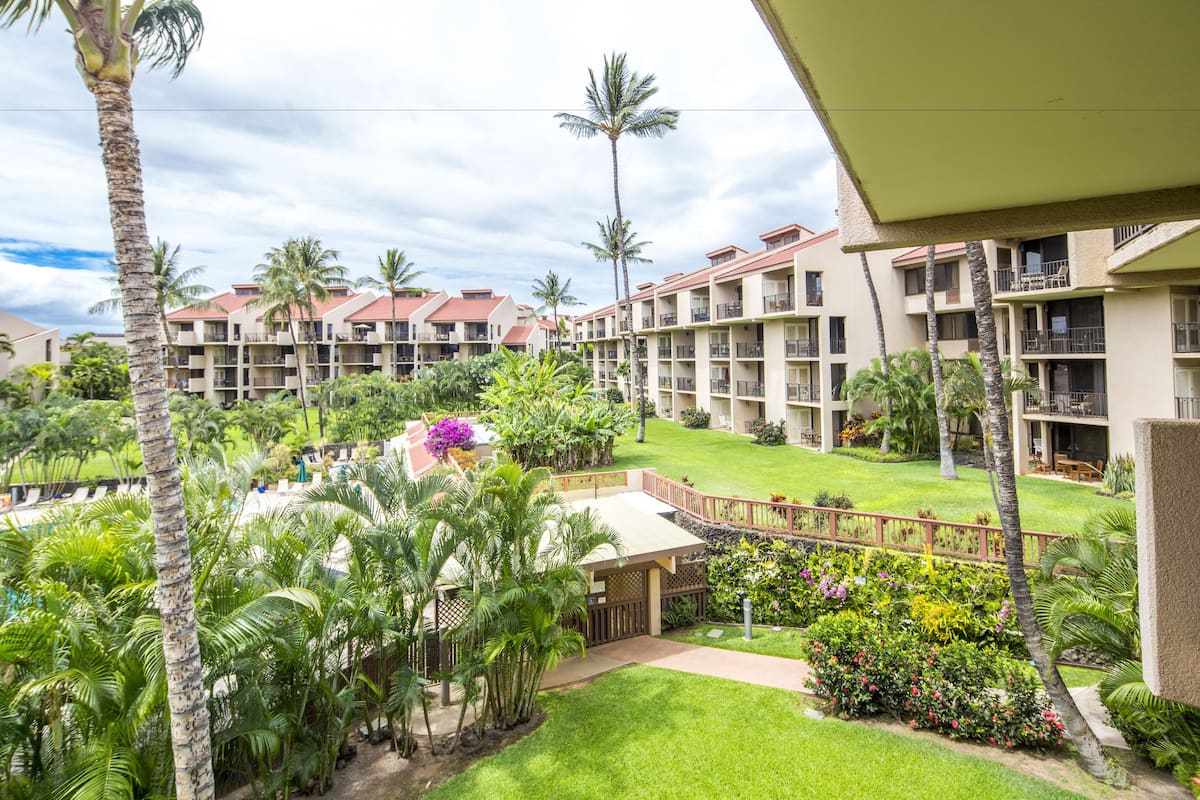 Appart'hôtel, 1 chambre, 2 salles de bains, vue jardin | Terrasse/Patio