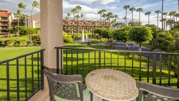 Huoneisto, 1 makuuhuone, 2 kylpyhuonetta, näköala puutarhaan | Parveke