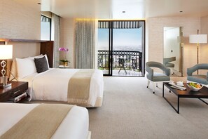 套房, 2 间卧室 (Gate) | 意大利 Frette 床单、高档床上用品、羽绒被、加厚床垫