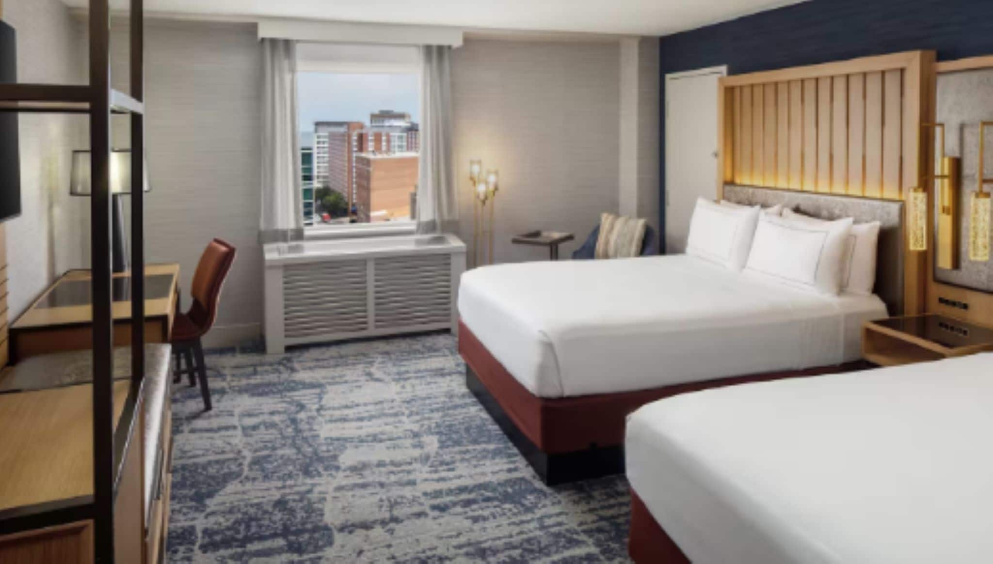 Hypo-allergenic bedding available, in-room safe, desk, WiFi