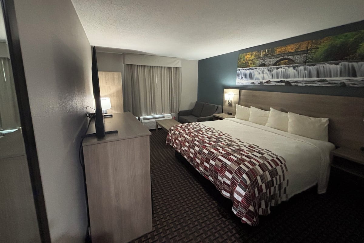 Superior Room, 1 King Bed, Roll-in Shower, Non Smoking | Desk, laptop workspace, blackout curtains, free cots/infant beds