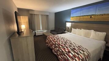 Superior kamer, 1 kingsize bed, niet-roken | Een bureau, een laptopwerkplek, verduisterende gordijnen, gratis wifi