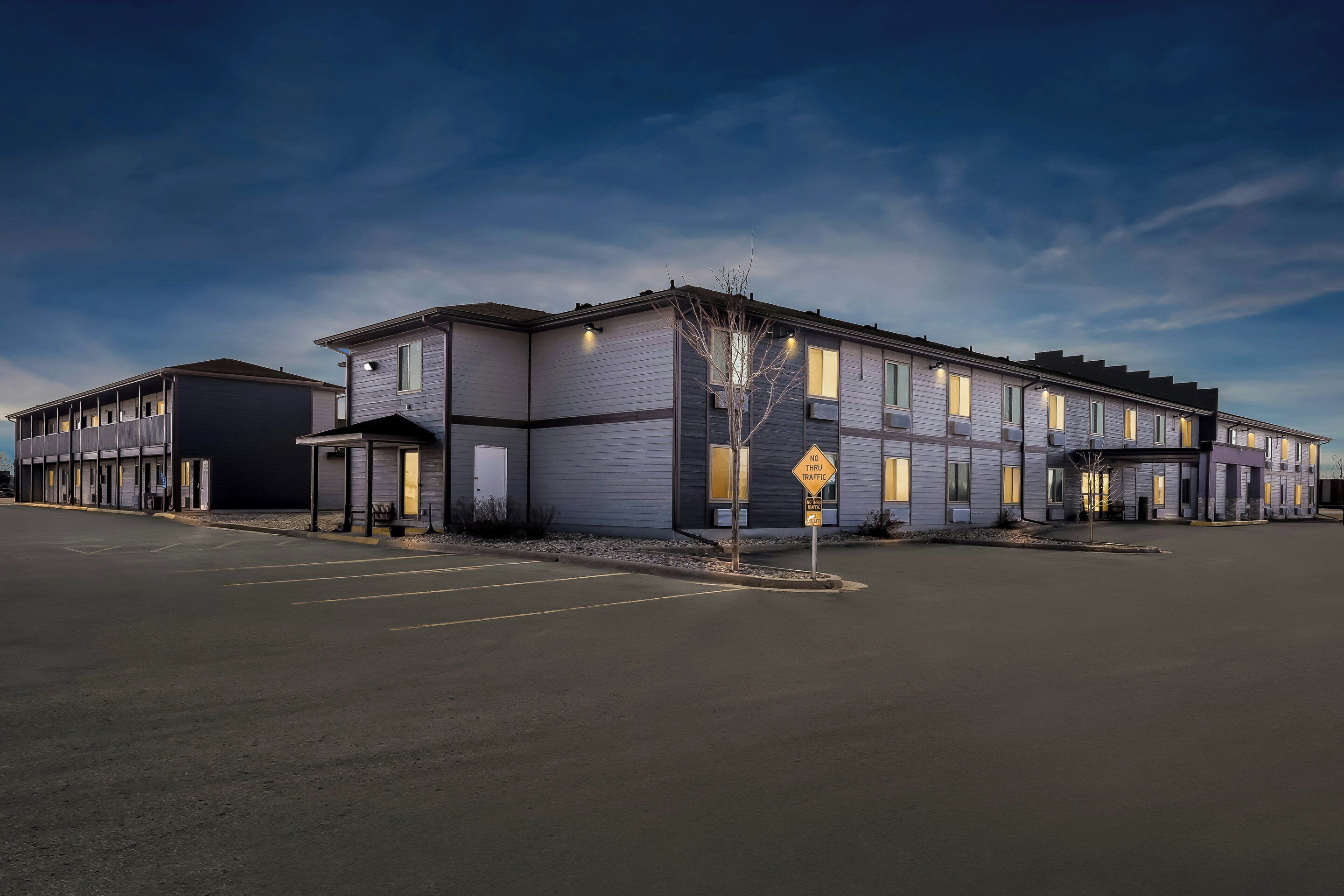 Front of property - evening/night