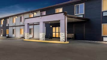 Front of property – evening/night