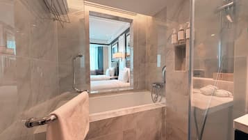 Free toiletries, hair dryer, slippers, bidet