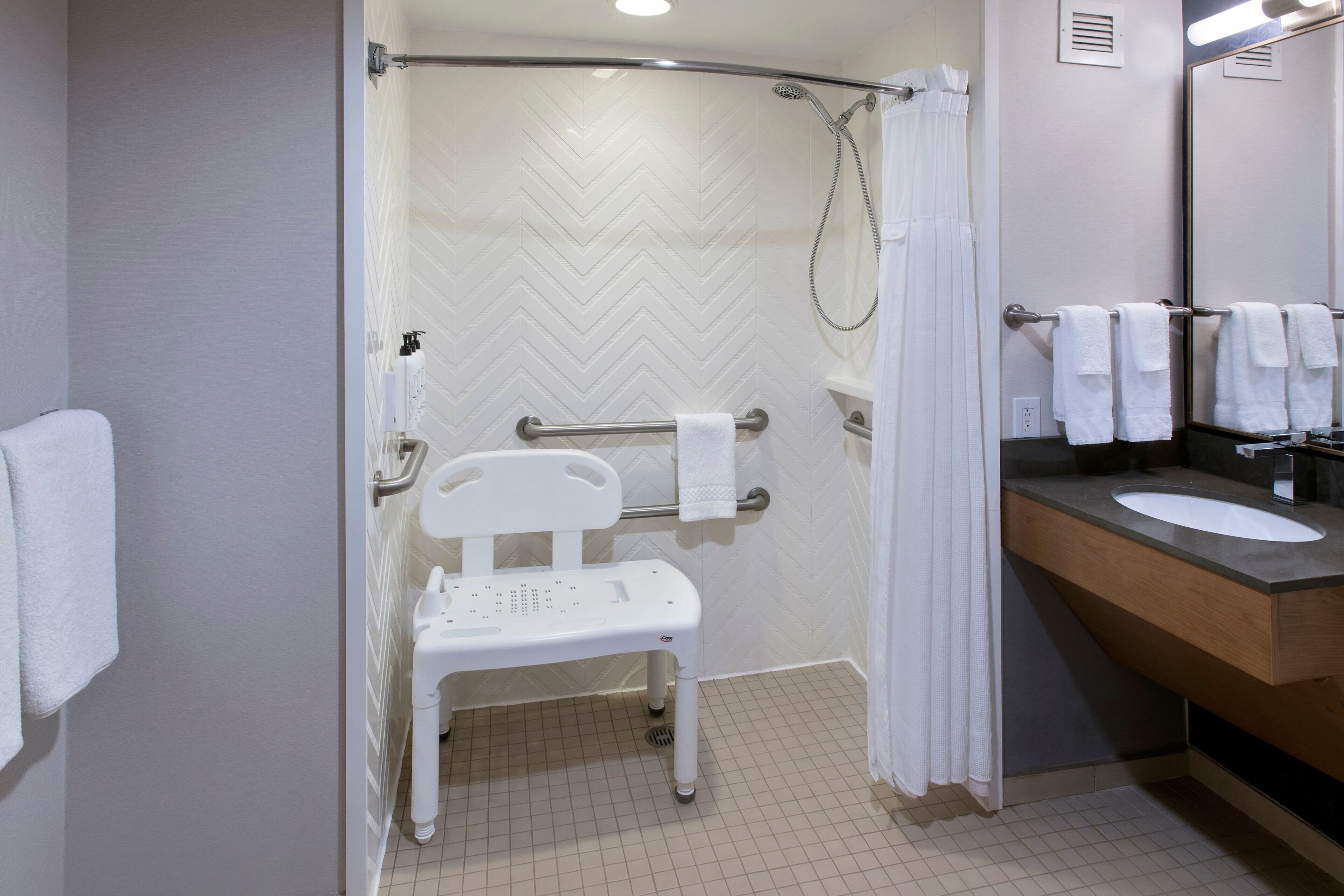 free toiletries, hair dryer, towels, soap