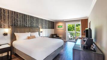 Chambre Deluxe, 1 trĂšs grand lit, non-fumeur, patio