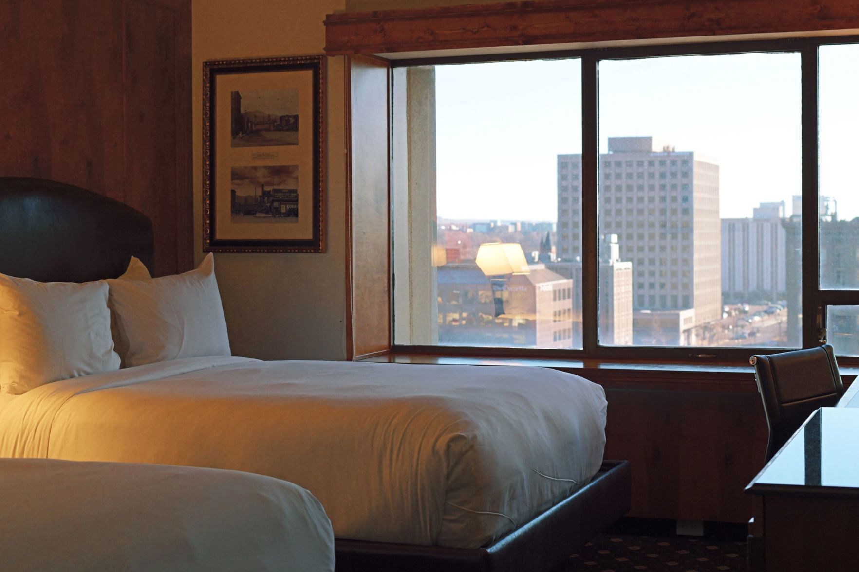 Hypo-allergenic bedding, pillowtop beds, in-room safe, desk