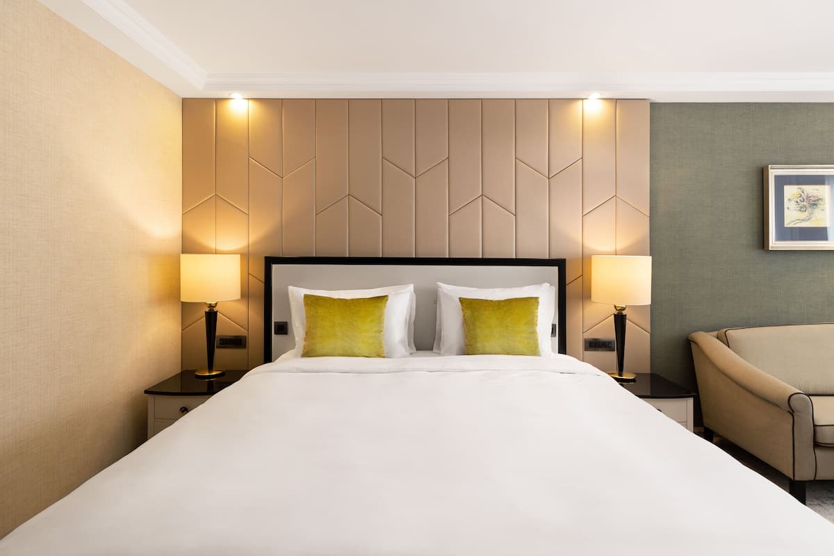 Premium bedding, down duvets, pillow-top beds, minibar