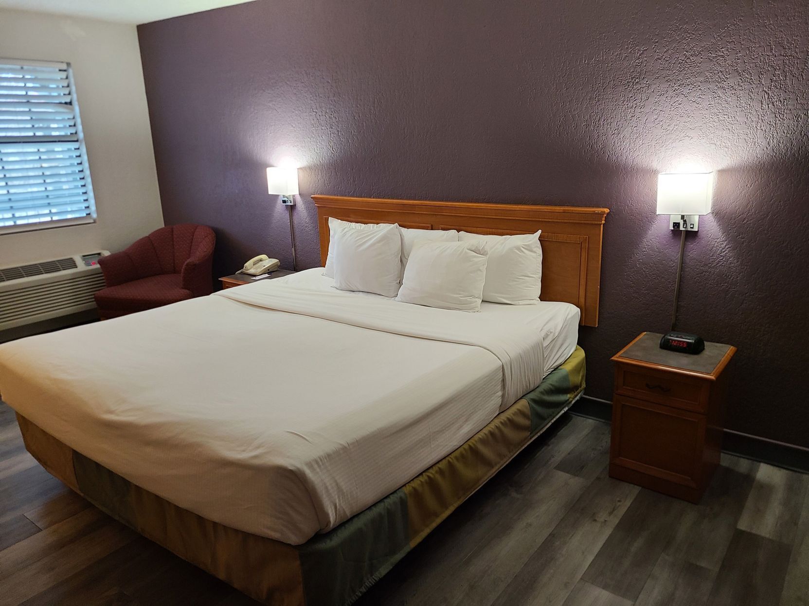 Premium bedding, desk, soundproofing, iron/ironing board