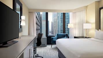 King, Chambre, 1 trĂšs grand lit, vue ville | Vue de la chambre