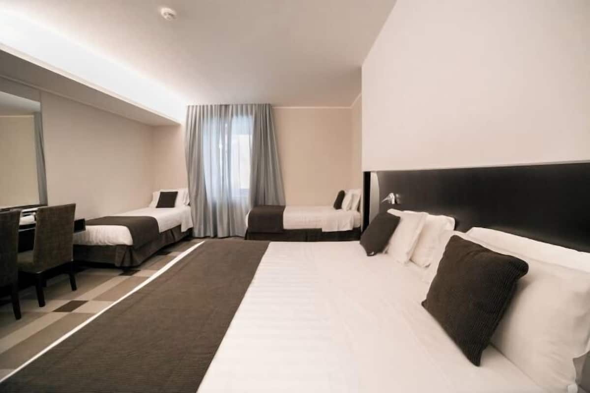 1 slaapkamer, luxe beddengoed, bedden met traagschuimmatras, een minibar