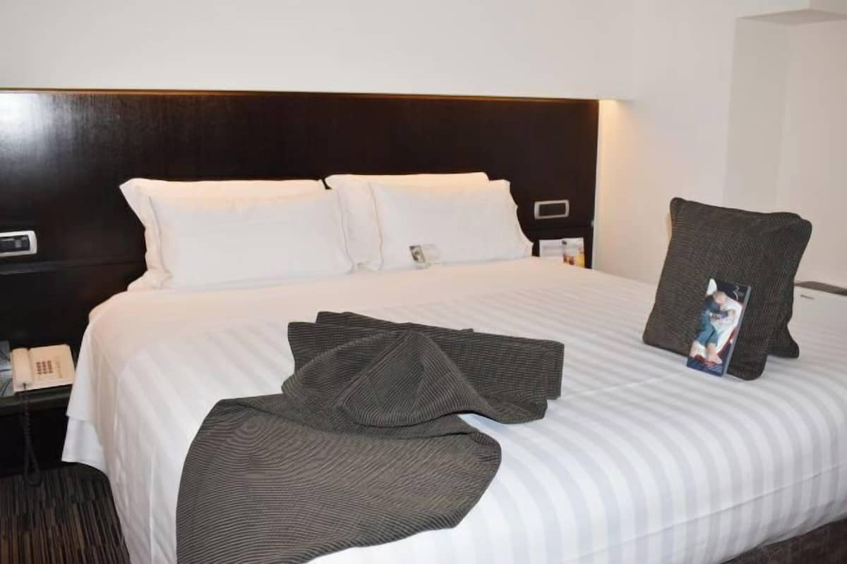 1 slaapkamer, luxe beddengoed, bedden met traagschuimmatras, een minibar