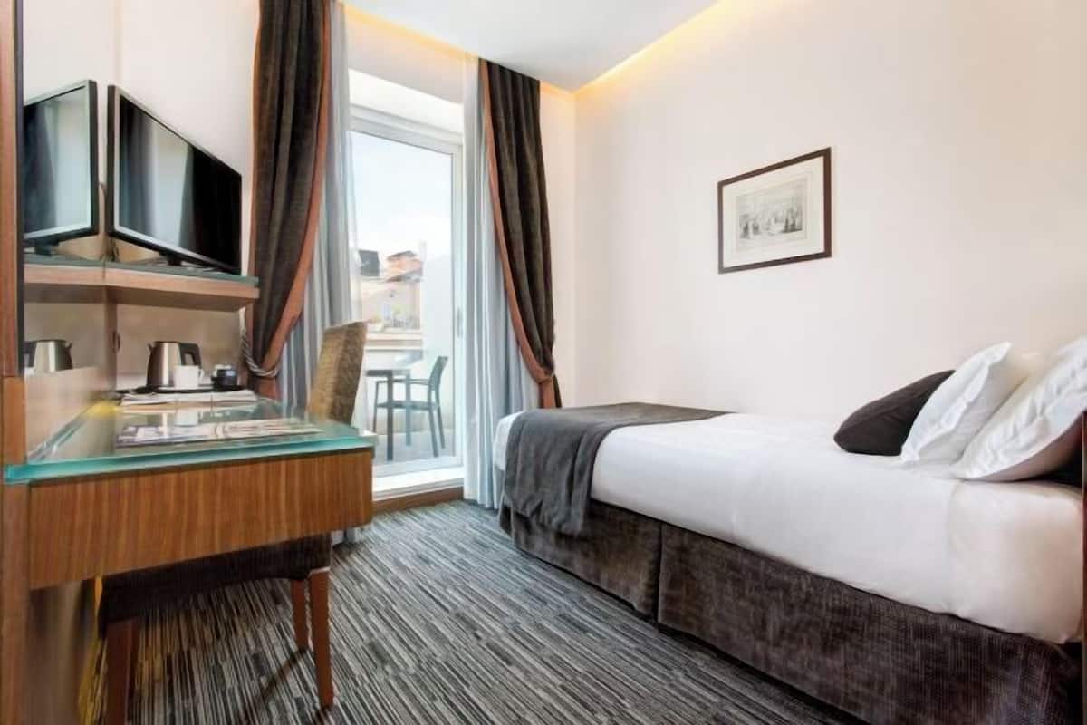 1 slaapkamer, luxe beddengoed, bedden met traagschuimmatras, een minibar