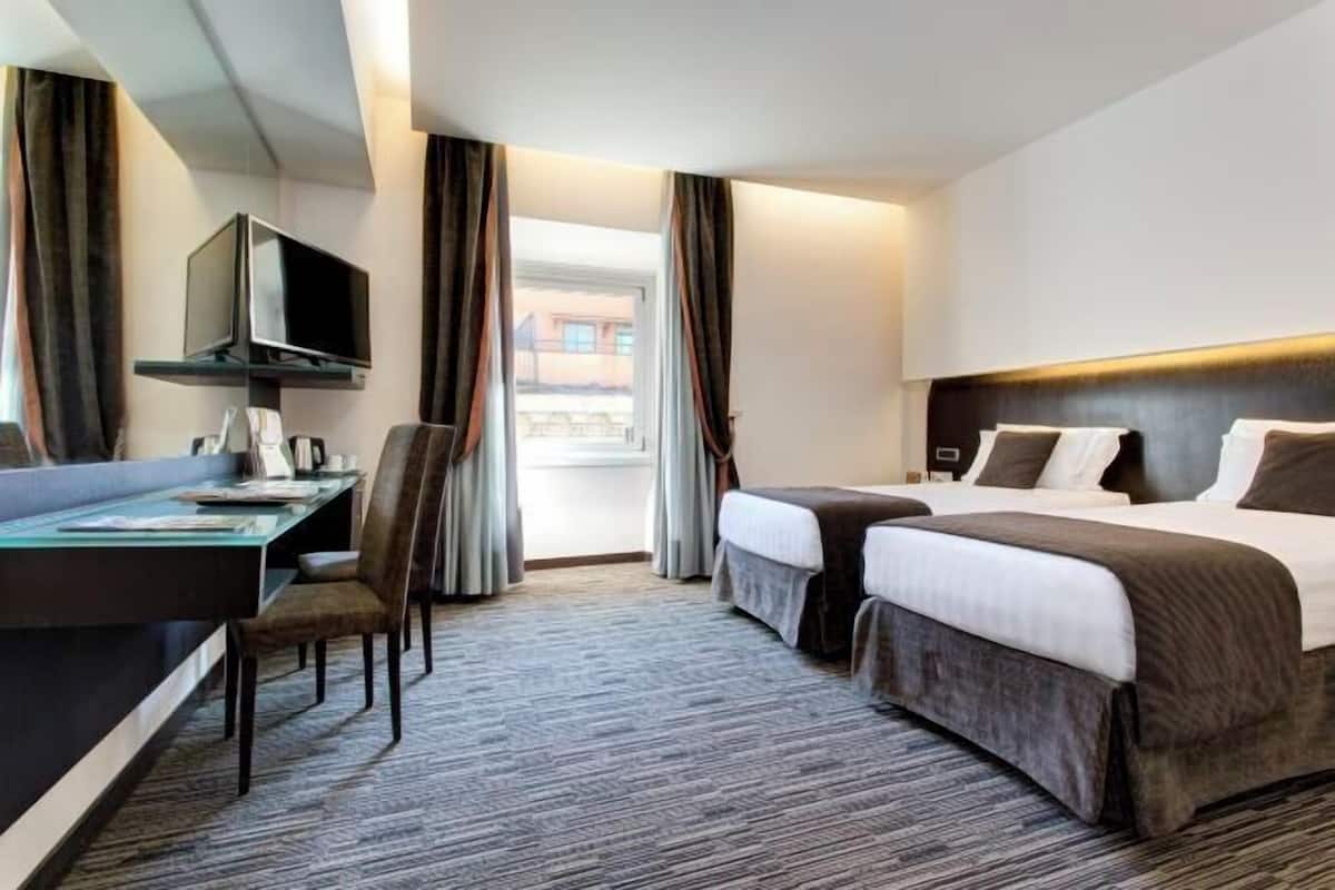 1 slaapkamer, luxe beddengoed, bedden met traagschuimmatras, een minibar