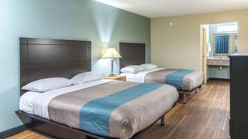 Desk, blackout drapes, free WiFi, bed sheets