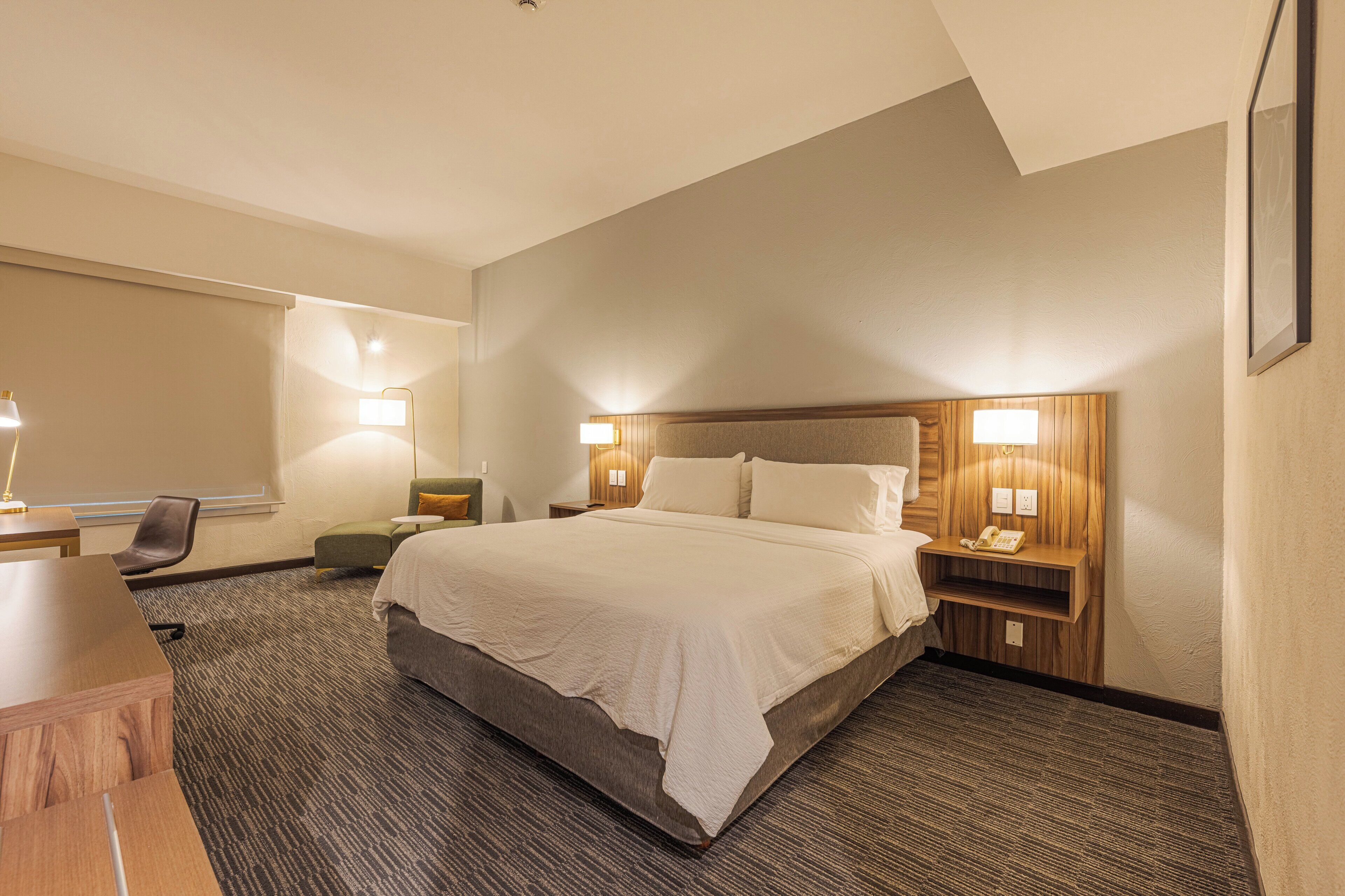 In-room safe, desk, blackout curtains, iron/ironing board